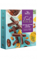 Фруктово-ореховые палочки Берестов А.С. Fruit Stiсks с фиником, апельсином и миндалём, 175 г  