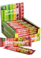Фруктовый батончик Фрутилад Только фрукты, 30 г. Цена за упаковку - 24 шт.   